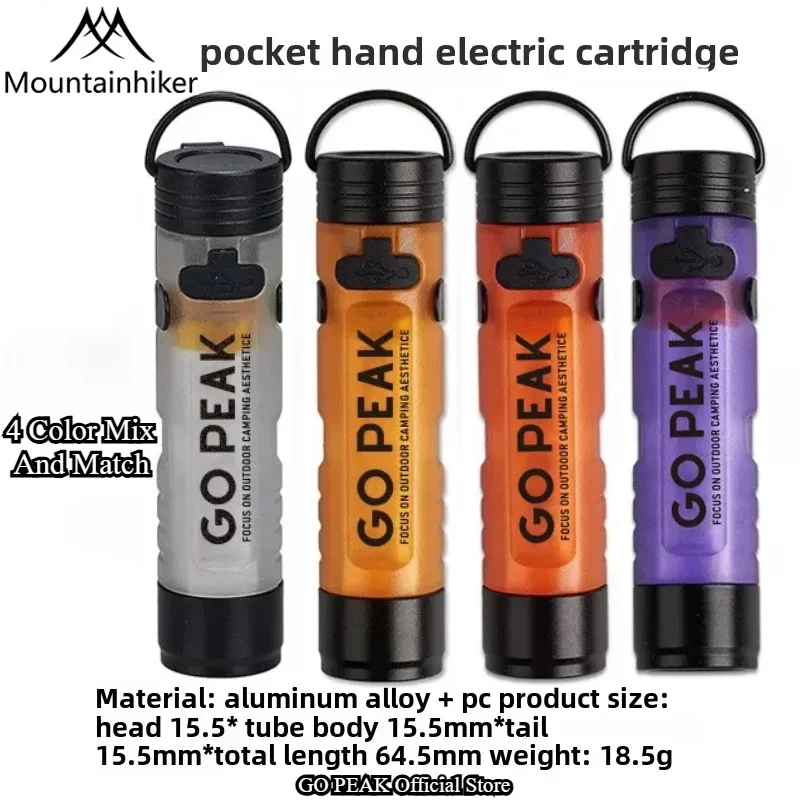 MOUNTAINHIKER LED Pocket Hat Clip Flashlight 1