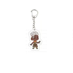Acrylic Arcane Character Keychain - Stylish Pendant (5)