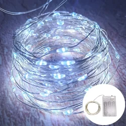 Enchanting LED Fairy String Lights for Garden and Home Decor (White Light)