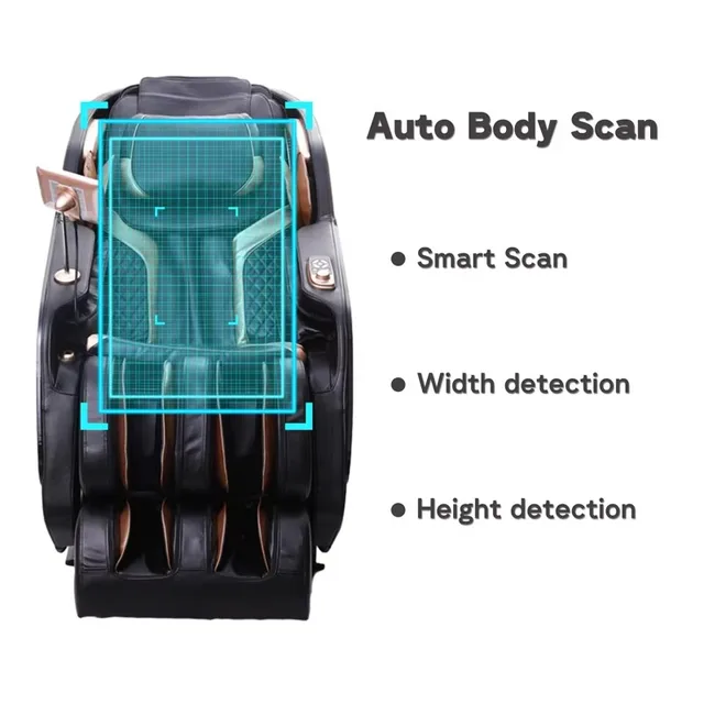 Alternative view of Timing Control Massage Chair Kneading Shiatsu Stretch Massage Chair for Full Body Zero Gravity Calf Kneading