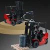 2.4g Rc Remote Control Forklift Toy 1/8 Forklift Truck Auto Demonstration Led Light Car Cool Model Kids Christmas Toys Boy Gifts 3
