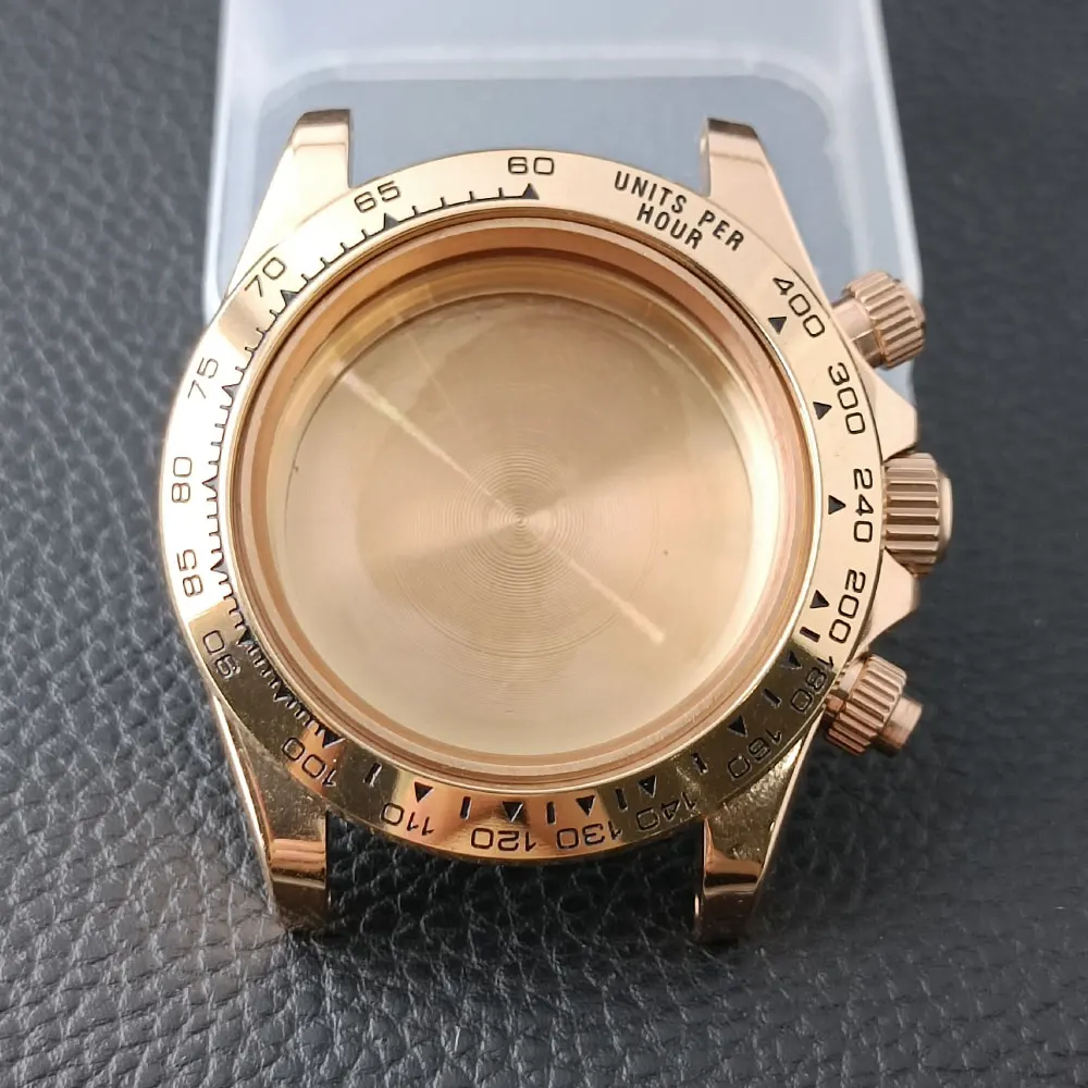 Elegant 39.3mm Silvery/Gold Men's Watch with Steel Case and 20mm Strap Box