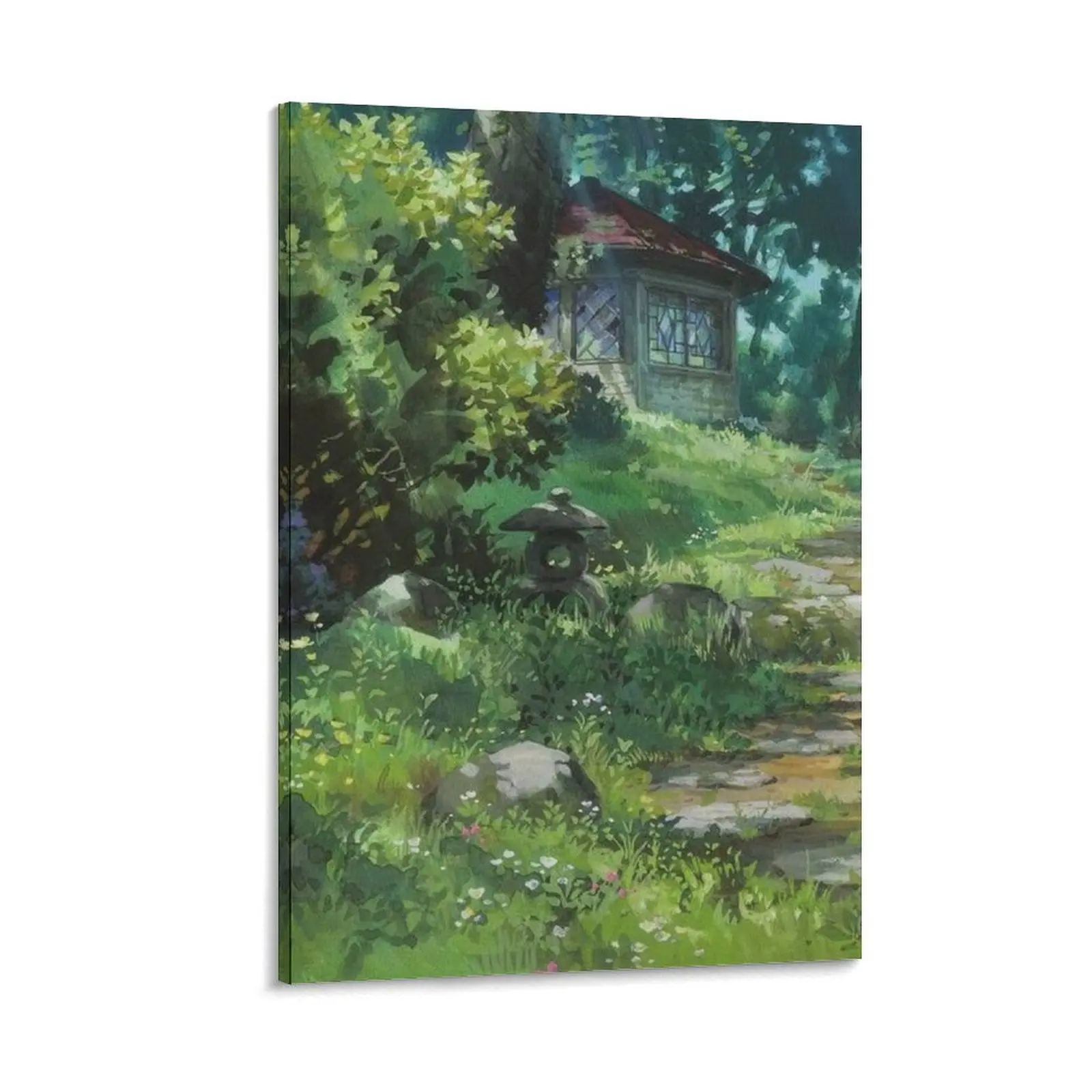 

Anime Magical Forest Scenery Canvas Painting decoration for the room room decorations