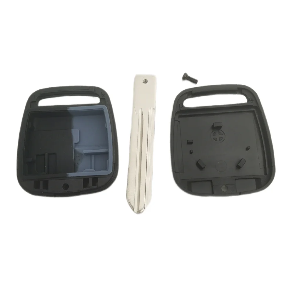 A+ Lockkey Replacement Remote Car Key Shell Casing 2 Buttons Case Fob For Nissan Bluebird Key Cover with Rubber Pad NSN14 Blade key case car key shell car remote key car key key shell