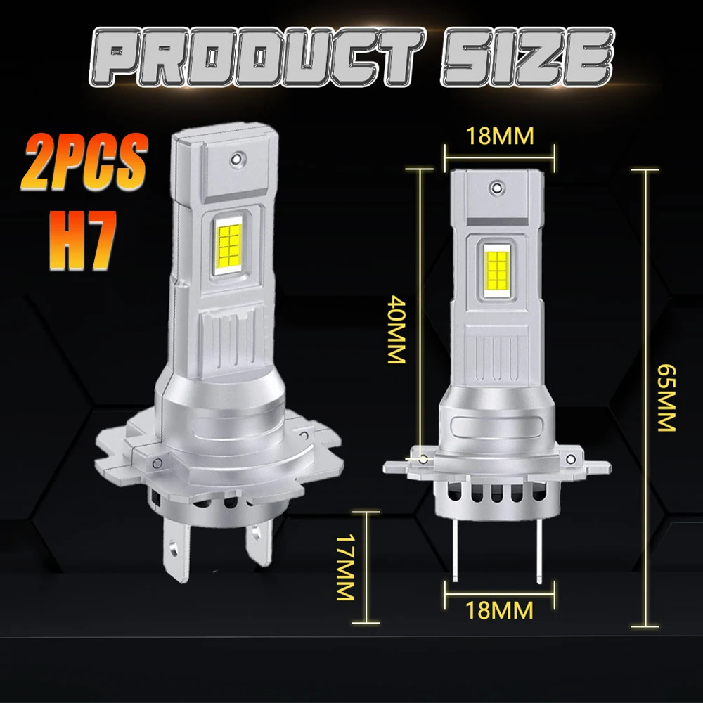 H7 LED 헤드라이트 전구 CANBUS 오류 없음 9084 CSP 칩 1200000LM 슈퍼 밝은 조명 무선 안개등 자동차 라이트 헤드램프 플러그 앤 플레이 12V