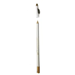Beard Shaping Pencil with Sharpener - Men's Grooming and Hairline Styling Tool (WHITE)
