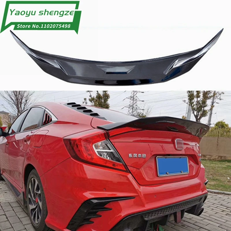 For Honda Civic 10th Gen 2016 2017 2018 2019 Rear Wing Spoiler, Trunk