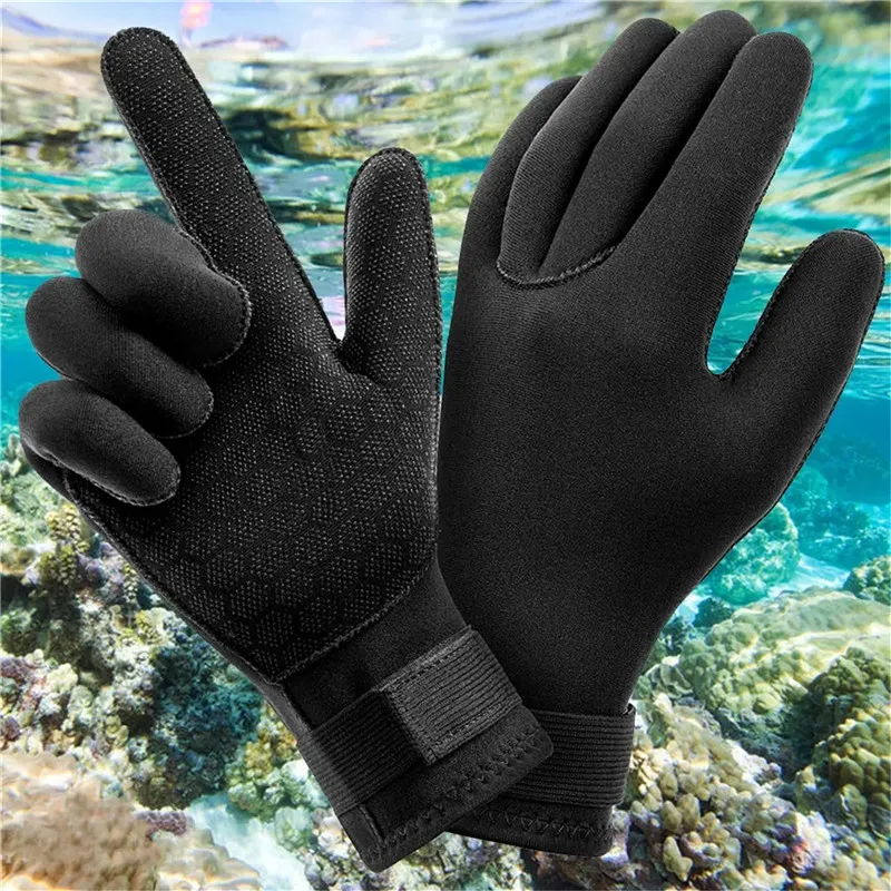 Gants De Plongée En Néoprène 5 Mm Aprilsunnyzone - Antidérapants, Thermiques - Pour Pêche, Surf, Plongée - Tailles S à XL