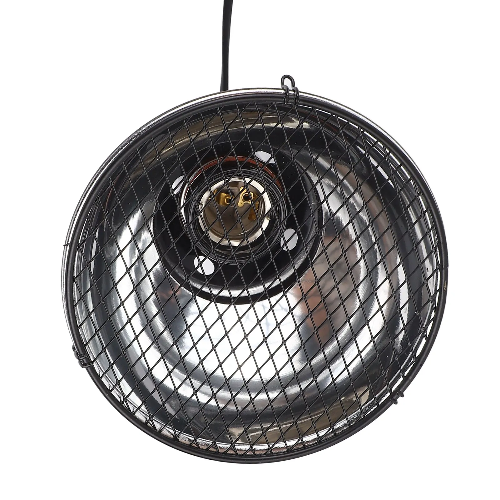 5.5in Reptile Lamp Fixture Uniform Heating Professional Shallow Dome Lamp Cap for Amphibians reptile heating lamp