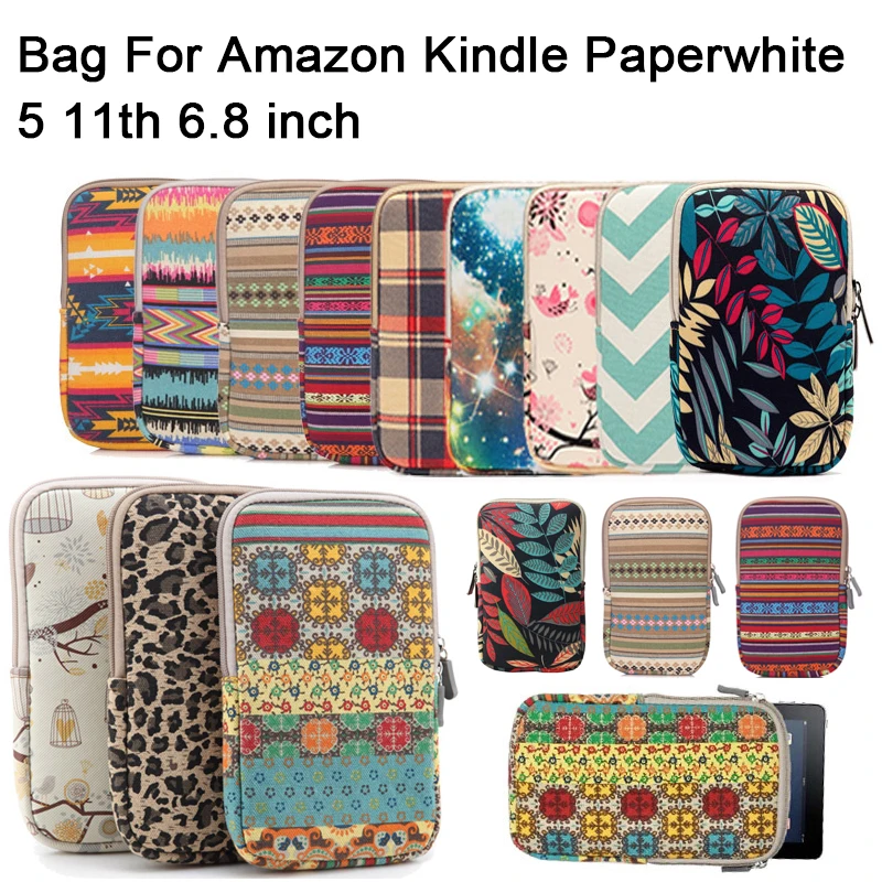 Borsa Tablet Per Amazon Kindle Paperwhite 5 Case 6.8 Pollici Antiurto Cover Manica Per Kindle Paperwhite 11 ° Generazione Caso 2021