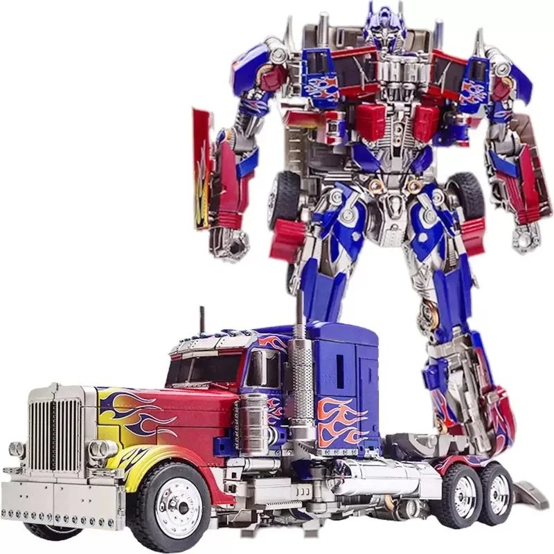 

Transformation Robot 30CM Toys Optimus Prime Star Commander Alloy Car Movie Anime Action Figure Children Deformation Kids Boy
