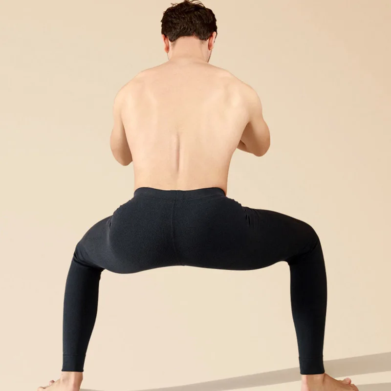 2023 Winter New Wool Knee Protection Warm Pants With High Quality Thickened Teeth Stickers Designer Casual Men's Fit Leggings