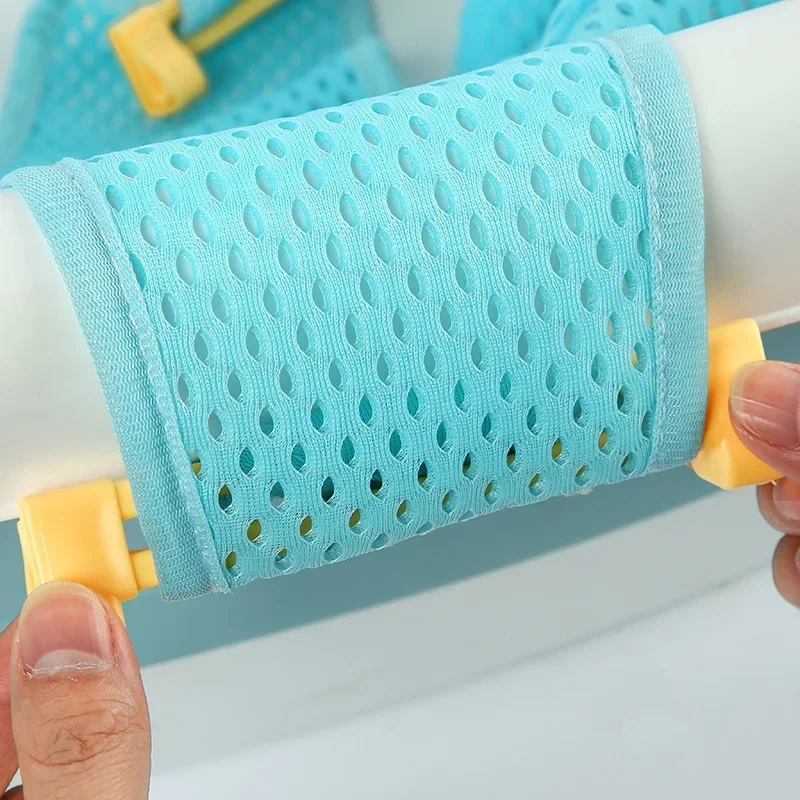 Tappetino da bagno per neonato T-Net regolabile per vasca da bagno per neonato Protezione per il bagno Accessori per il bagno Prodotti per bambini Tappetino e doccia pieghevoli - immagine 2