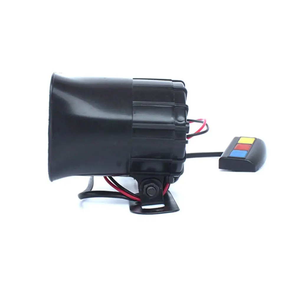 12V 3 Tone Sound Loud Car Horn Emergency Whistle Loud Speaker Siren Horn for Cars Vans Trucks Vehicle Motorcycles 35W