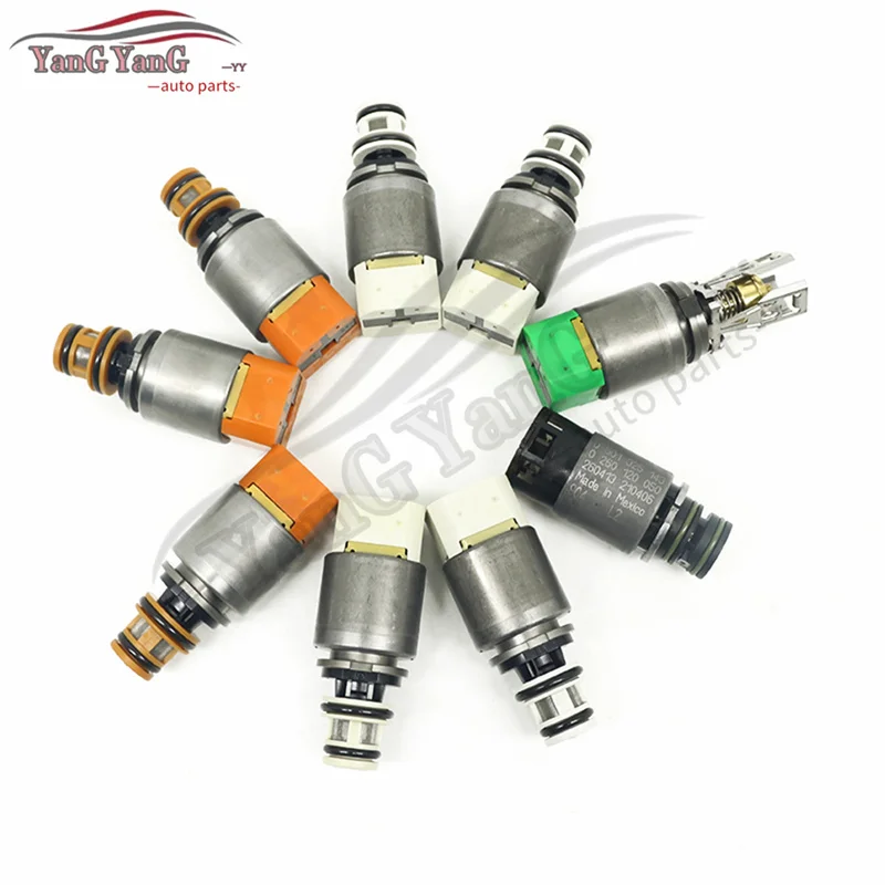 

Auto Parts 9PCS Genuine 8HP45 8HP50 8HP70 8HP55 Transmission Solenoid Kit for VW BMW X3 X5 Land Rover 1087298388