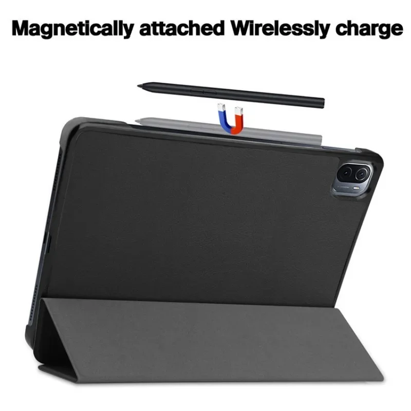 Tablet Case For Xiaomi Pad 5 Mi Pad 6/6 Pro Folding PU Leather Smart Cover Auto Wake UP