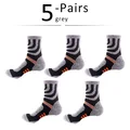 5 Pairs grey