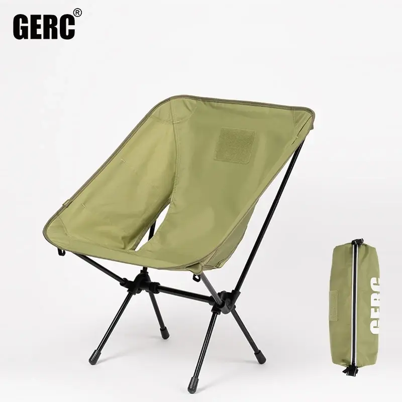 Chaise pliante tactique GERC ultra légère vélo - Siège pêche camping portable rangement compact