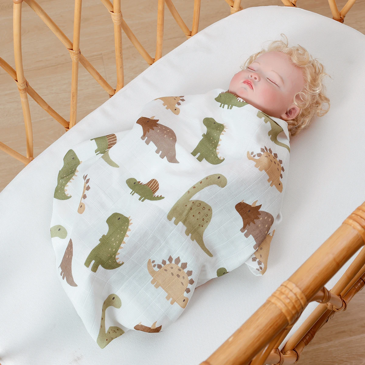 Kangobaby #My Soft Life# Hot Sale Bamboo Cotton Baby Muslin Swaddle Blanket Newborn Bath Towel Infant Wrap 4