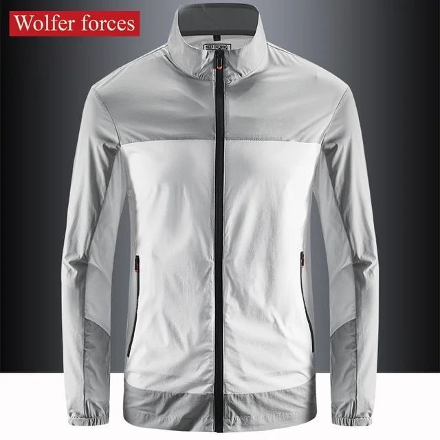 Wolfer Forces Tactical Clothing Outdoor Heating Baseball Mountaineering Heavy Retro Withzipper Oversize Techwear Bomber Cardigan Windshield Jacket