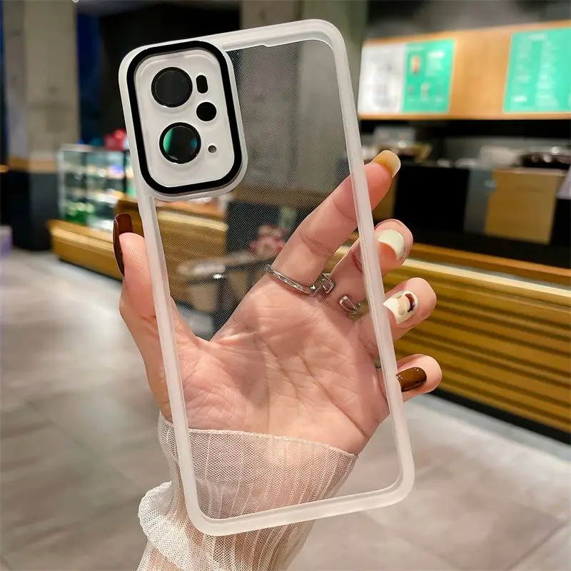 Transparent Silicone Phone Case with Camera Protector Lens Cover