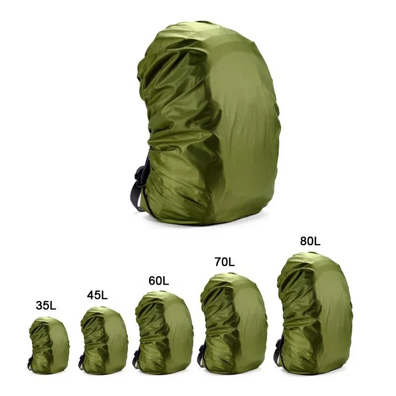 35L/45L/60L/70L/80L Outdoor Camping Wandern Bergsteigen Rucksack Tasche Wasserdicht Regen Kappe Abdeckung