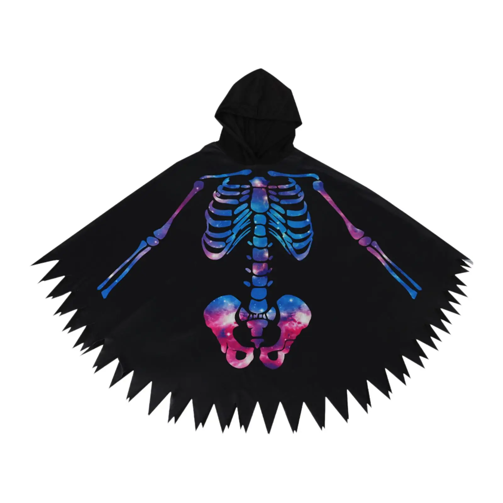 

Halloween Costumes Skull Cape Photo Props Horror Devil Costume for Family and Friends Mardi Gras Role Playing Carnival Birthday