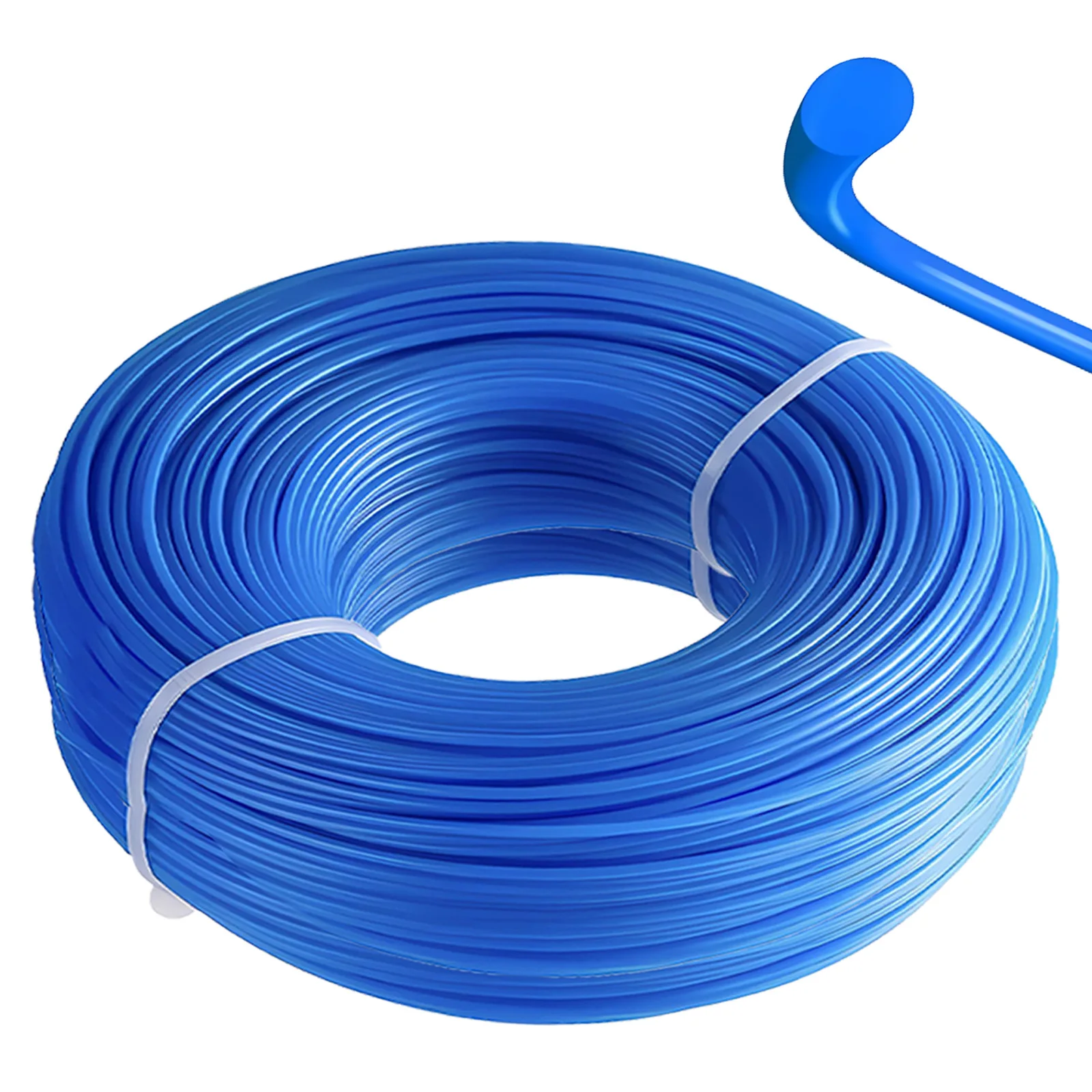Round Blue Grass Trimmer Line Nylon Weed Trimmer String Line Nylon Garden Grass 1.6/2.0/2.4/2.7/3.0/4.0mm*100m lawn mower accessory