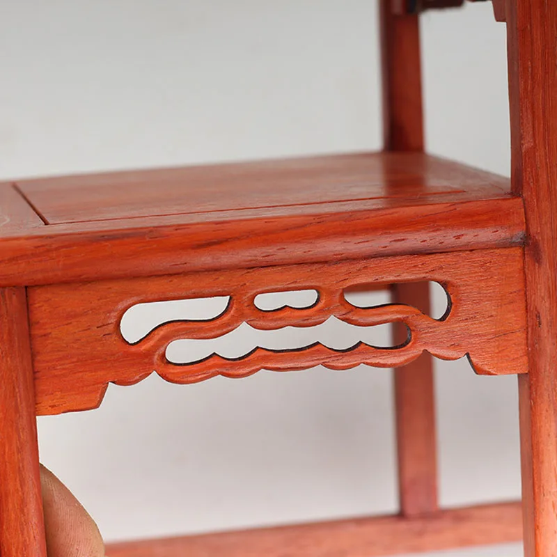 Rosewood Antique Shelf, Solid Wood, Small Multi treasure Pavilion, Purple Clay Teapot, Tea Set Shelf, Display Shelf