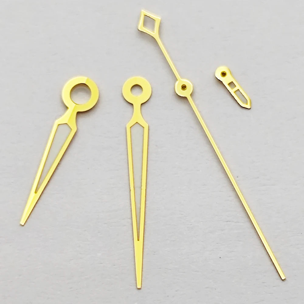 Silver, Rose-Gold, and Gold Luminous Watch Hands - Premium Accessory for Timepiece Customization