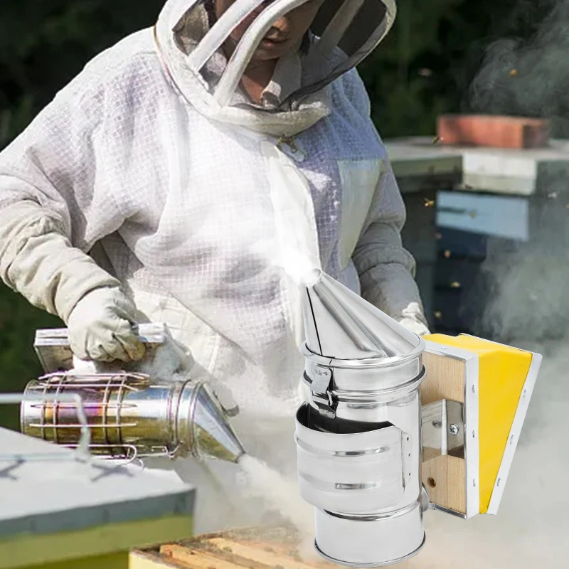 New Beekeeping Hive Smoker Beekeeping Tools Bee Smoke Kid Children Beekeeper Bee Smoker School Beehive Equipment