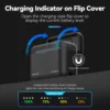 TELESIN Portable Charging Case for Insta360 X4 Accessories Dual Slot Smart Charger with TF Cards Storage Insta 360 X4 Accessorie 4
