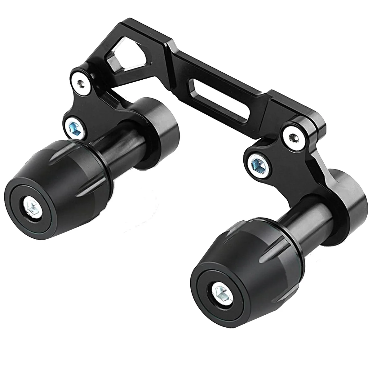 Asta Anti-Caduta Tubo Di Scarico Asta Anti-Caduta Telaio Di Scarico Anti-Caduta Per Yamaha Nvx155 Xmax300 Aerox Pcx Nero