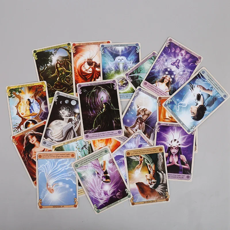 Conscious Spirits Oracle Cards: 45 Durable and Fashionable Tarot-Inspired Deck for Fun and Insightful Party Games