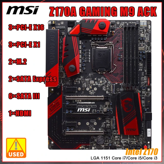 Ddr4 I7 6700k Msi Z170a Gaming M7 Specs Msi Z170 A 2025