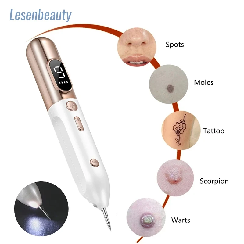Plasma Pen Professional Laser Tattoo Mole Removal Pen Freckles Black Spots Papilloma Warts Moles Acne Tattoo Removal Skin Care.v