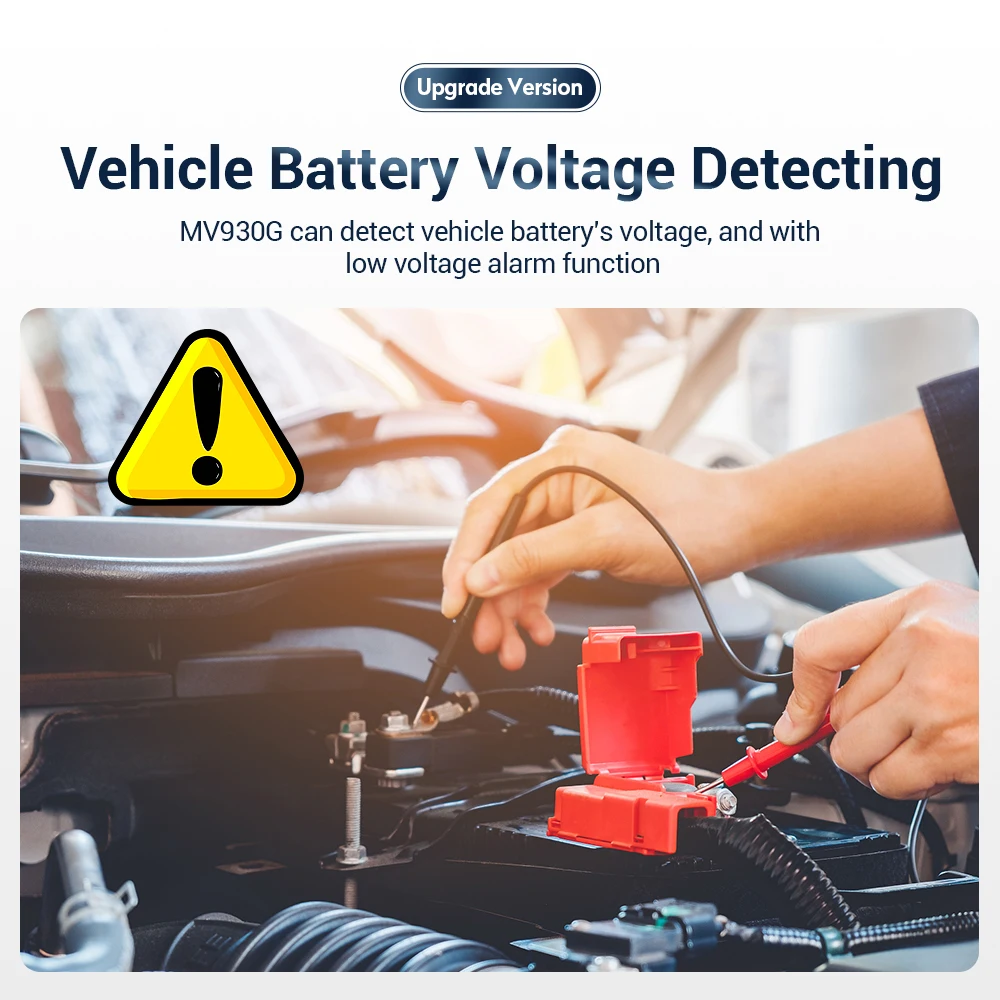 4G Wide voltage MV930G Car Tracker Dual Positioning ACC Battery Detecting Cut Off Fuel Anti-Theft Alerts Globle APP Locating car tracker