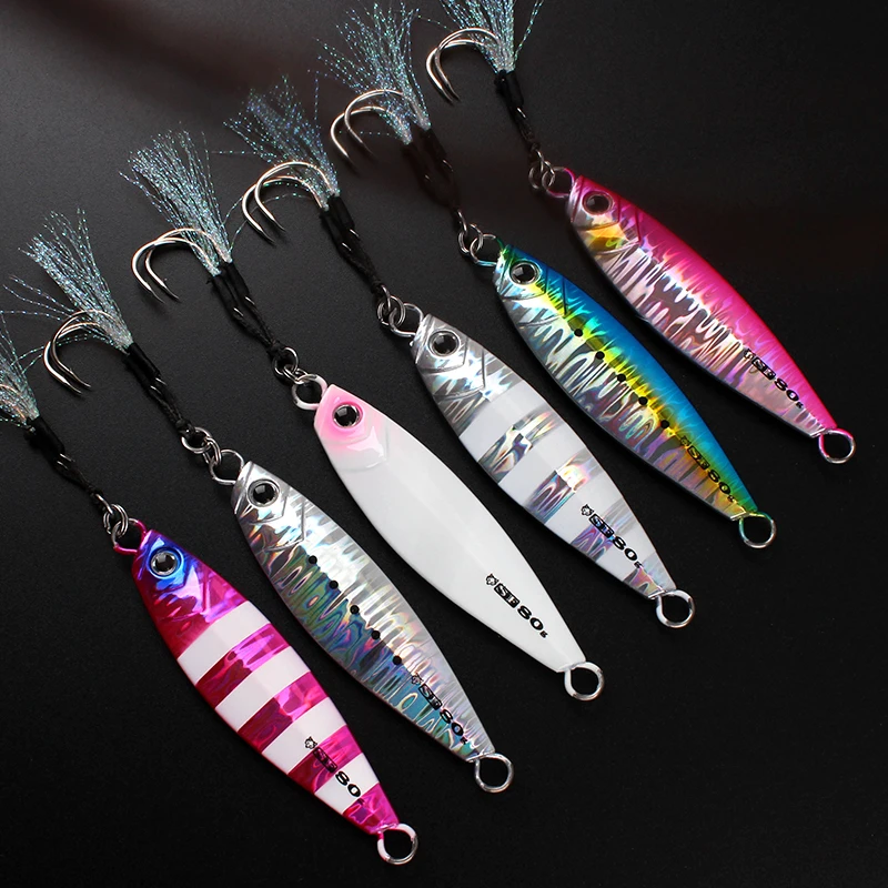 SF10 Japen メタルキャストジグスプーン 20/30/40/60/80 グラム