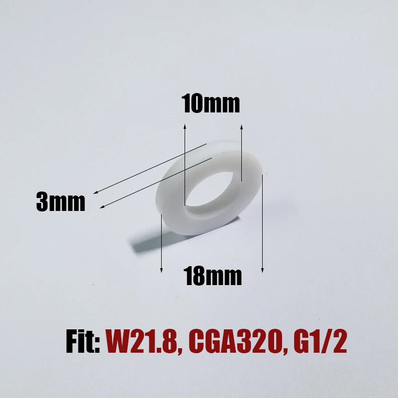 Soda Water Adapter Air Filling Adapter Soda Machine Seal Set PTFE Washer Gasket Air Seal Sealing Orings Cylinder Adapter For Sodastream TR21-4 W21.8 CGA320 G3/4