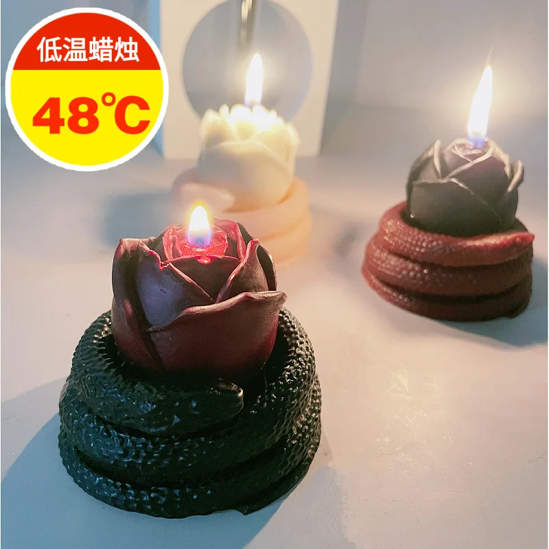 Shuyan Wensoft Township Gilding48℃Low Temperature Sexy Candle Best-Selling Anti-ScaldSMWax Drip Flirting Supplies