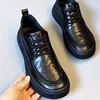 New Designer Leather Loafers for Men Spring Autumn Soft-soled Dress Shoes Male Fashion Casual Non-slip Man Driving Shoes 1