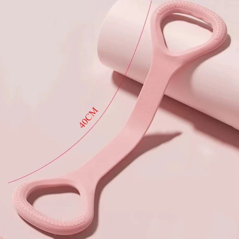 Fitness TPE Yoga Ropes Resistance Gym Stretch Elastic Chest Exercise Assist Band Strap Training Pilates Bands