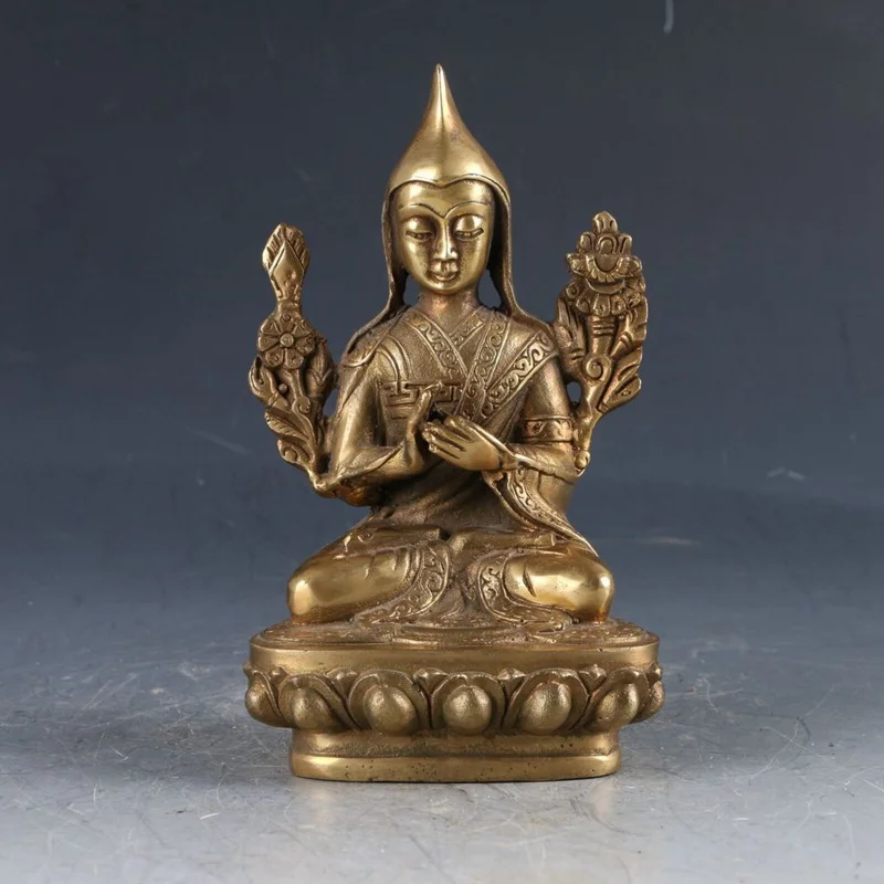 

Chinese Copper Tibet Buddhism Hand Carved skanda Statue