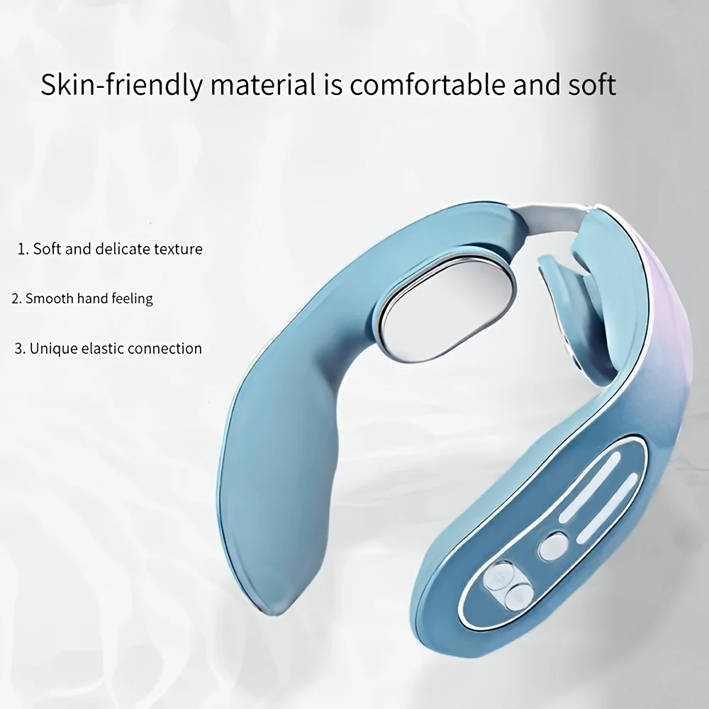 

Experience Total Relaxation with this Intelligent Heated Neck Massager - Fat & Wrinkles, Soothes Muscles for Men & Women
