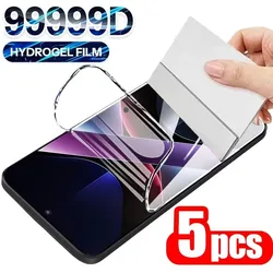 Hydrogel Film Screen Protectors - Pack of 3 - 5, Durable and Transparent Shield - 5Pcs (Galaxy A21)