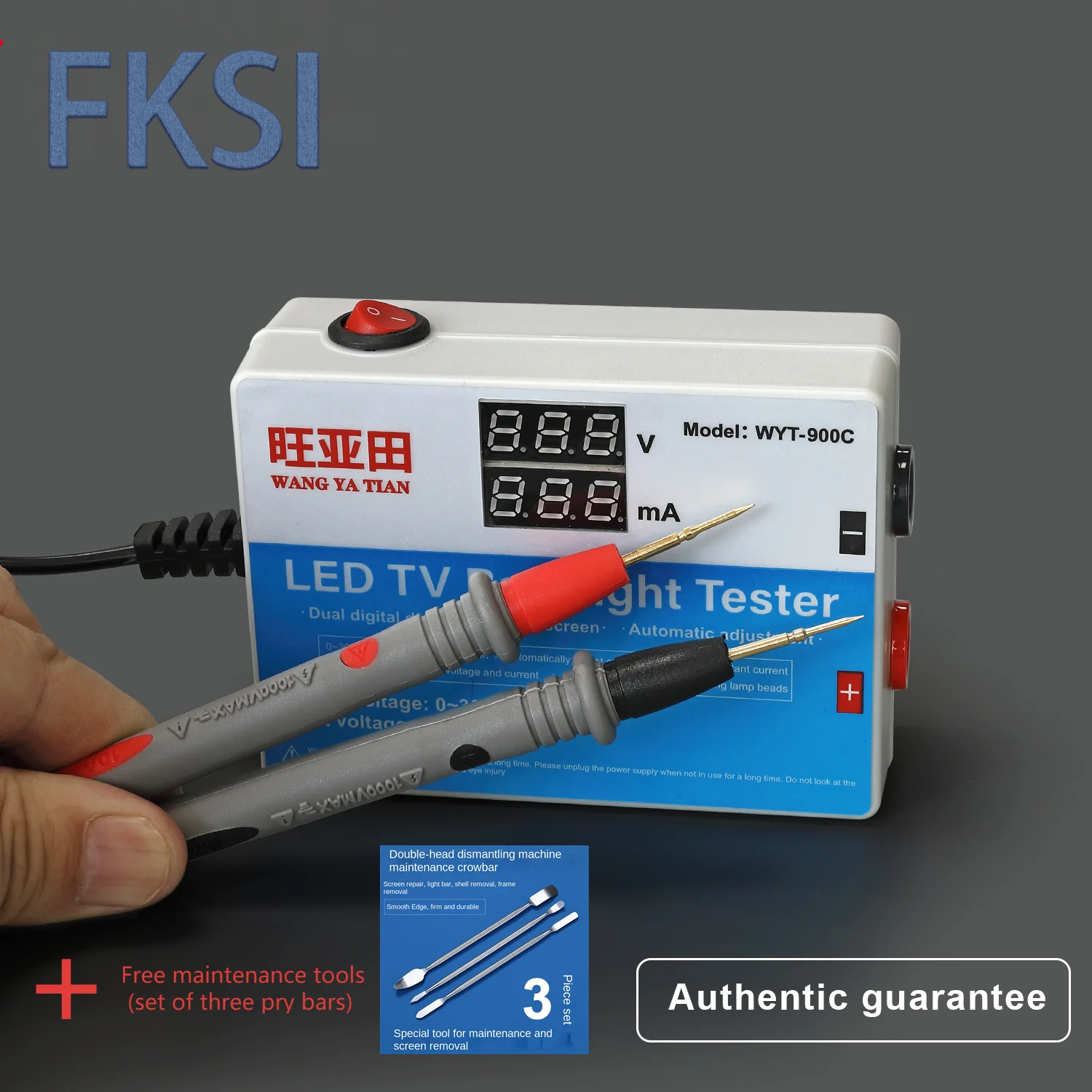 

NEW 0-300V Output LED TV Backlight Tester With voltage and current display（Gifts:set of three TV maintenance pry bars）