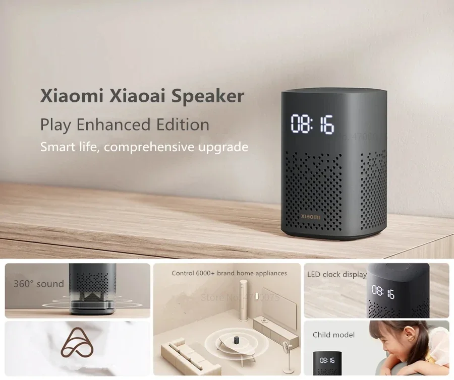 Xiaomi XiaoAi Speaker Enhanced Edition with LED Digital Clock IR