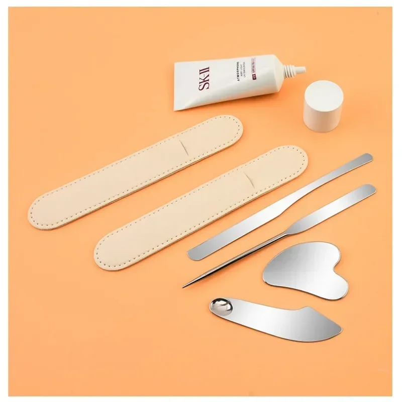 Makeup Tool makeup tools makeup mixing tool Stainless Steel Makeup Foundation Spatula Mix Stick Foundation Eye Shadow Cream Pigments Mixing Tool Cosmetic Makeup Makeup Tool