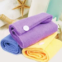Women Long Hair Quick-Dry Hair Towel Soft Microfiber Towels Shower Cap Towel Bath Hats for Women Dry Hair Cap Lady Turban Head 2