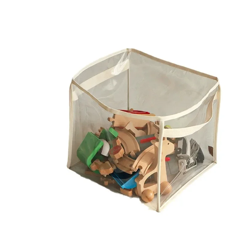 Large Transparent Children’s Toy Storage Basket 5